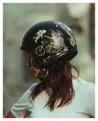 Retro Ghost Rider Черно-белый