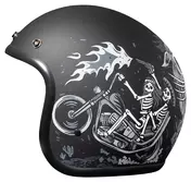 Retro Ghost Rider Черно-белый