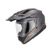 Acerbis Attack Мотошлем Grey Orange Matt Оранжевый