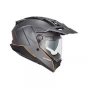 Acerbis Attack Мотошлем Grey Orange Matt Оранжевый