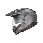 Acerbis Attack Мотошлем Grey Orange Matt Оранжевый