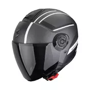 Scorpion Exo City 2 Cosmos Мотошлем Silver Matt Черный