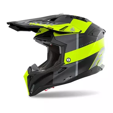 Airoh Aviator 3 Monarch Мотошлем Yellow Matt Желтый