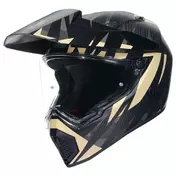 AGV AX9 Steppa E2206 MPLK integralhelm Steppa Matt Carbon / Grey / Sand