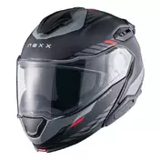 NEXX X.Lifetour Globe Modularhelm Black / Matt Red