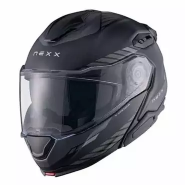 NEXX X.Lifetour Globe Modularhelm Black / Grey Matt