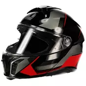 AGV Tourmodular Perception E2206 Multi MPLK Modularhelm Красно-черный
