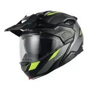 NEXX X.Lifecountry Terra Modularhelm Grey / Matt Neon