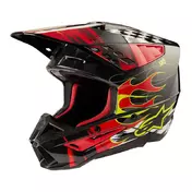 Alpinestars Sm5 2206 Rash Мотошлем Grey Red Красный