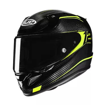Hjc Rpha 12 Carbon Keres Мотошлем Yellow Желтый