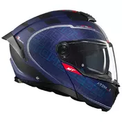 MT Helmets Atom 2 SV Destiny Modularhelm Matt Navy Blue