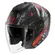 SHARK RS Jet Carbon Shaytan jethelm Black / Red / Anthracite