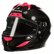 SHARK Aeron Carbon Skin integralhelm Carbon / Violet / Blue