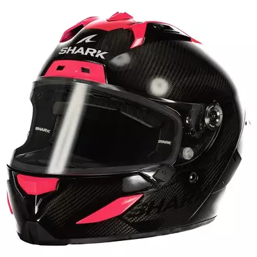 SHARK Aeron Carbon Skin integralhelm Carbon / Violet / Blue