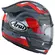 Arai Quantic Abstract Мотошлем Red Красный
