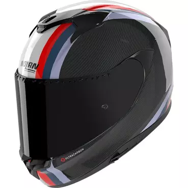Nolan X-904 Ultra Carbon Gemini Мотошлем Blue Red Синий