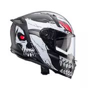 Caberg Avalon X Punk Мотошлем Grey White Red Красный