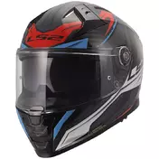 Ls2 Ff811 Vector 2 Carbon Savage Мотошлем Blue Red Синий