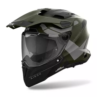 Airoh Commander 2 Reveal Мотошлем Green Matt Зеленый