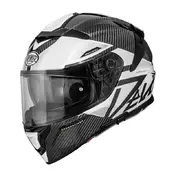 Premier Devil Carbon 22.06 Mn 8 Мотошлем White Белый
