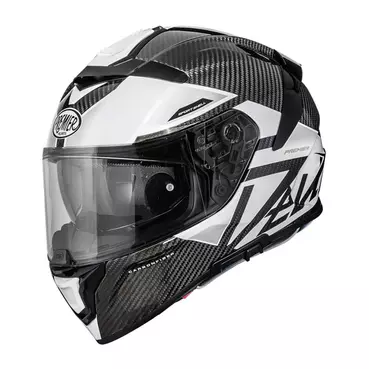 Premier Devil Carbon 22.06 Mn 8 Мотошлем White Белый