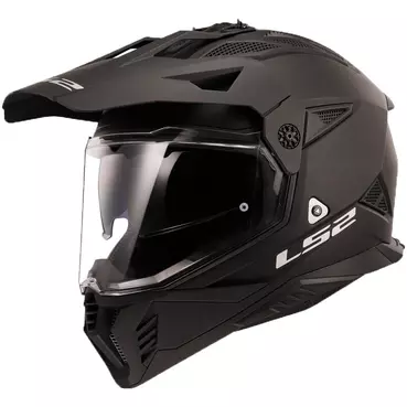 Ls2 Mx702 Pioneer 2 Solid Мотошлем Black Matt Черный