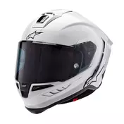Alpinestars Supertech R10 Solid Мотошлем White Gloss Белый