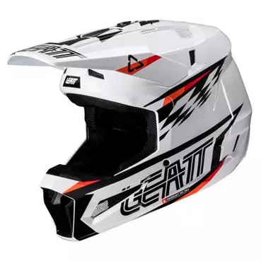 LEATT 3.5 V25 Offroad-helm junior Белый