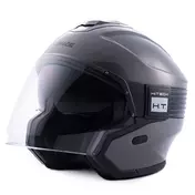 Blauer Hacker Мотошлем Titanium Black Серый