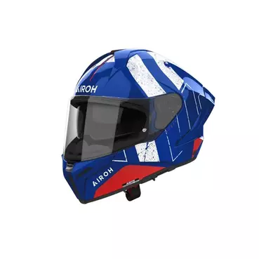 AIROH Matryx Scope integralhelm Glossy Blue / Red