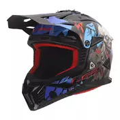 Ls2 Mx708 Fast 2 Zombie 2 Мотошлем Red Blue Синий
