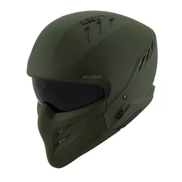 Suomy Armor Plain Мотошлем Green Matt Зеленый
