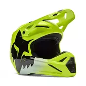 Fox V1 Shield Мотошлем Yellow Fluo Желтый