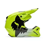 Fox V1 Shield Мотошлем Yellow Fluo Желтый