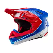Alpinestars Supertech M10 2206 Aeon Мотошлем Red Blue Синий