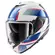 SHARK Oxo Sikter Modularhelm White / Chrome / Blue