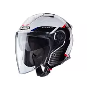 Caberg Flyon 2 Boss Мотошлем White Red Blue Белый