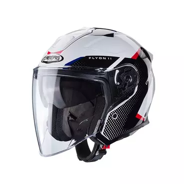 Caberg Flyon 2 Boss Мотошлем White Red Blue Белый