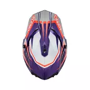 Acerbis Linear 2206 Мотошлем Purple White Фиолетовый