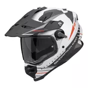 SCORPION ADF-9000 Air Feat integralhelm Matt White / Black / Red