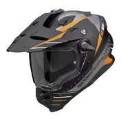 SCORPION ADF-9000 Air Feat integralhelm Matt Black / Silver / Orange