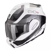 SCORPION EXO-Tech EVO Pro Commuta Modularhelm White / Silver