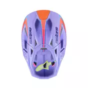 Alpinestars Supertech M10 2206 Jett Lawrence R01 Мотошлем Фиолетовый