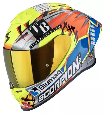 EXO-R1 Evo II Air Aron Misano silver, blue, yellow