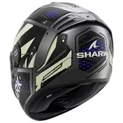 SHARK Spartan RS Stingrey integralhelm Matt Anthracite / Anthracite / Blue