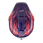 Alpinestars Supertech R10 Flyte Мотошлем Purple Фиолетовый