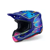 Alpinestars Sm7 2206 Cast Мотошлем Blue Pink Yellow Фиолетовый