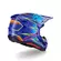 Alpinestars Sm7 2206 Cast Мотошлем Blue Pink Yellow Фиолетовый
