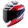 Suomy Track-1 Framework Мотошлем White Red Blue Красный