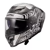 Ls2 Ff807 Dragon Carbon Enthum Мотошлем Grey Серый